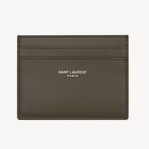 SAINT LAURENT PARIS CARD CASE IN SMOOTH LEATHER